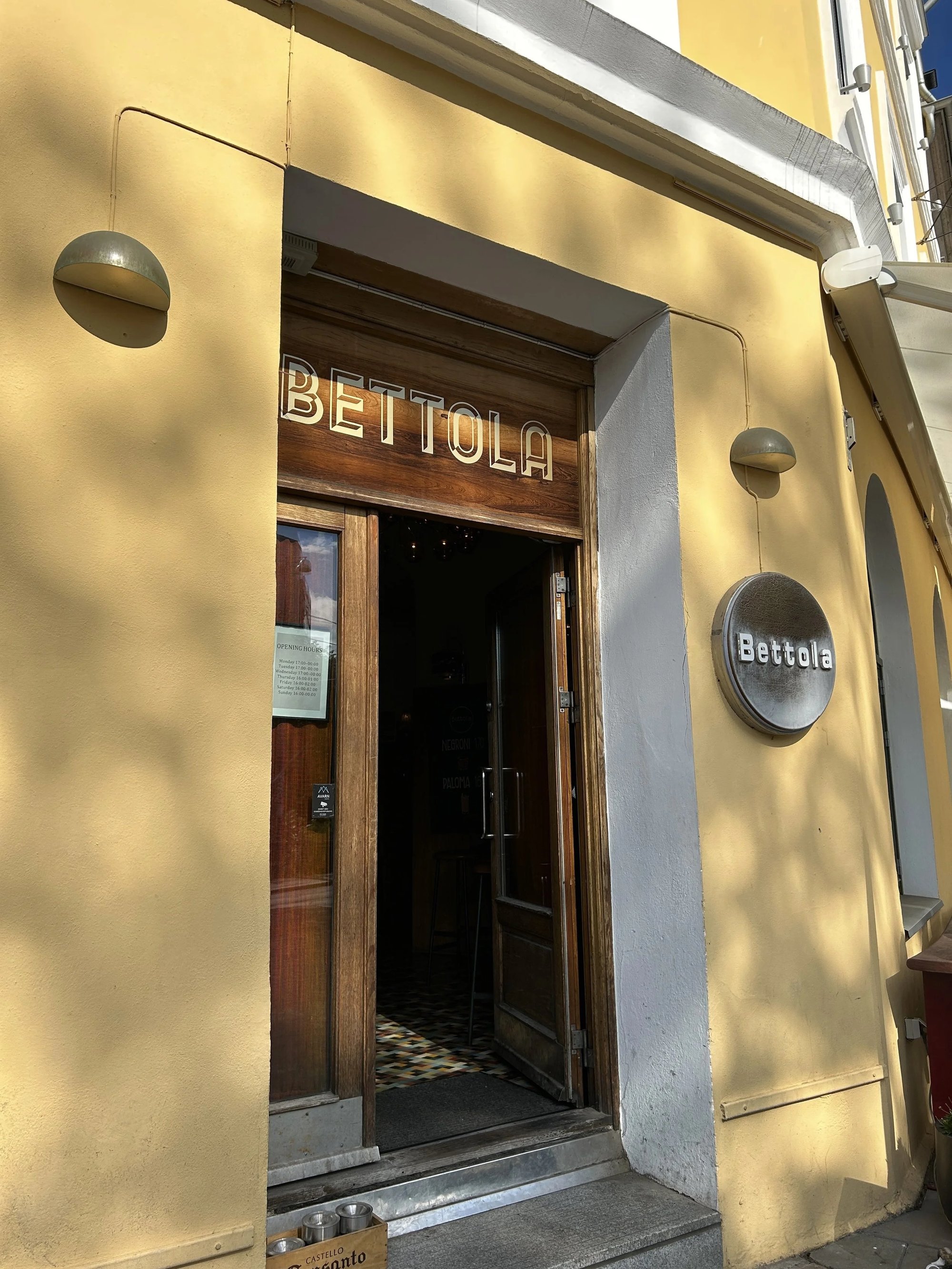 Bettola restaurant in Oslo, Norway