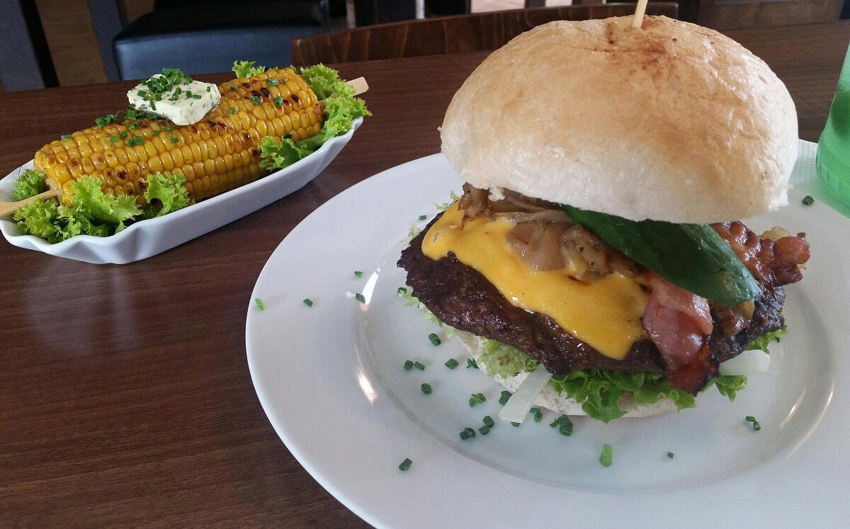 Burger AG restaurant in Frankfurt, Germany