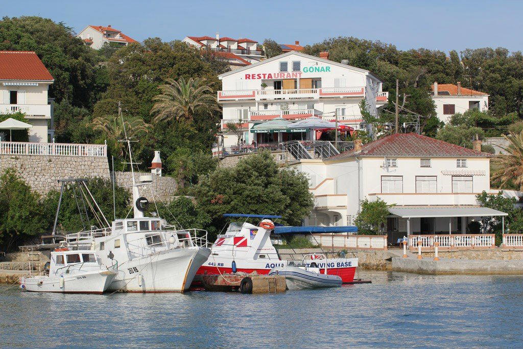 Gonar restaurant in Rab
