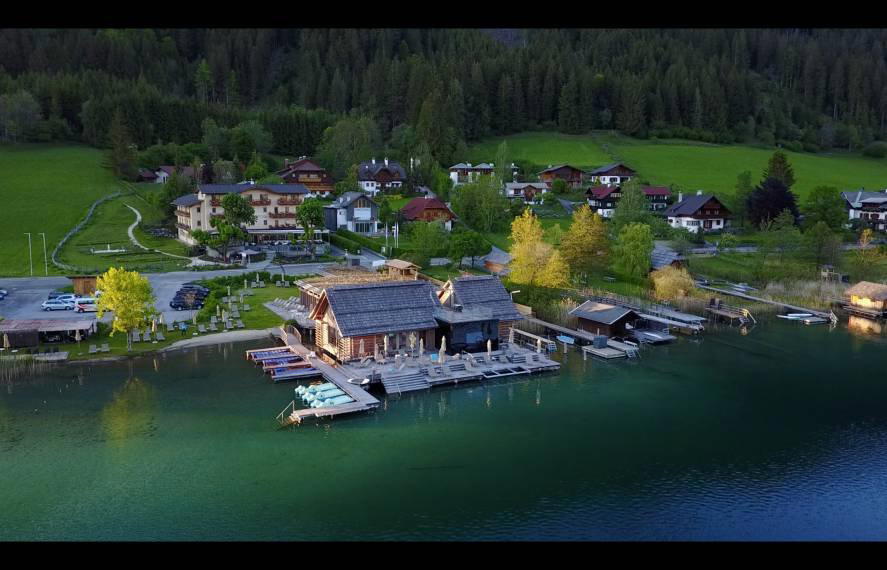 Strandhotel am Weissensee restaurant in Wei Ensee, Austria