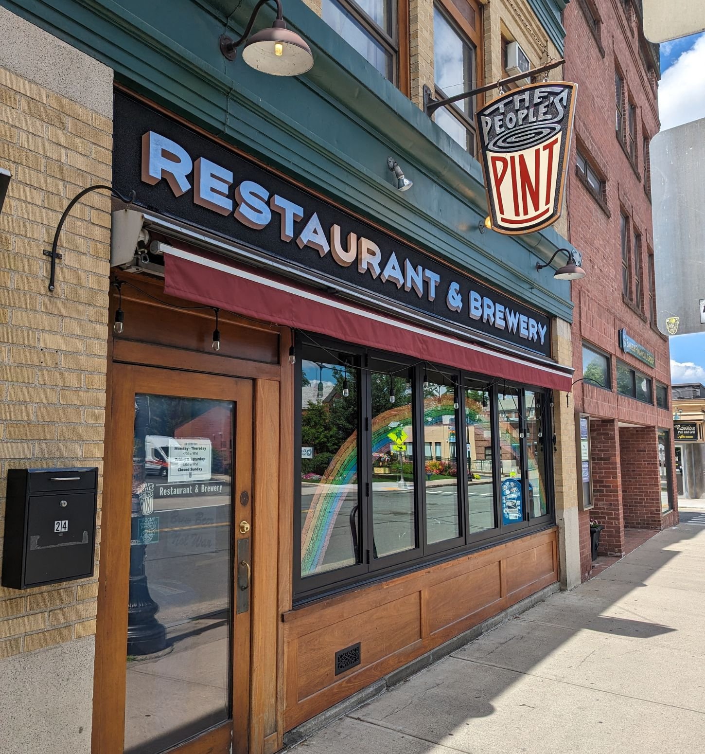 The People's Pint restaurant in Greenfield, United States