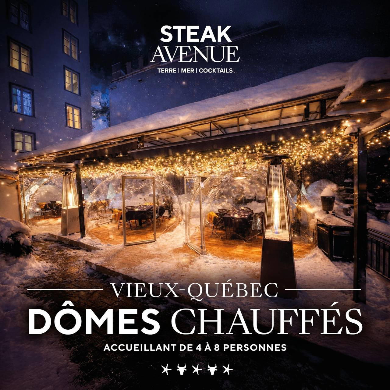 Steak Avenue - Vieux Québec restaurant in Quebec City, Canada