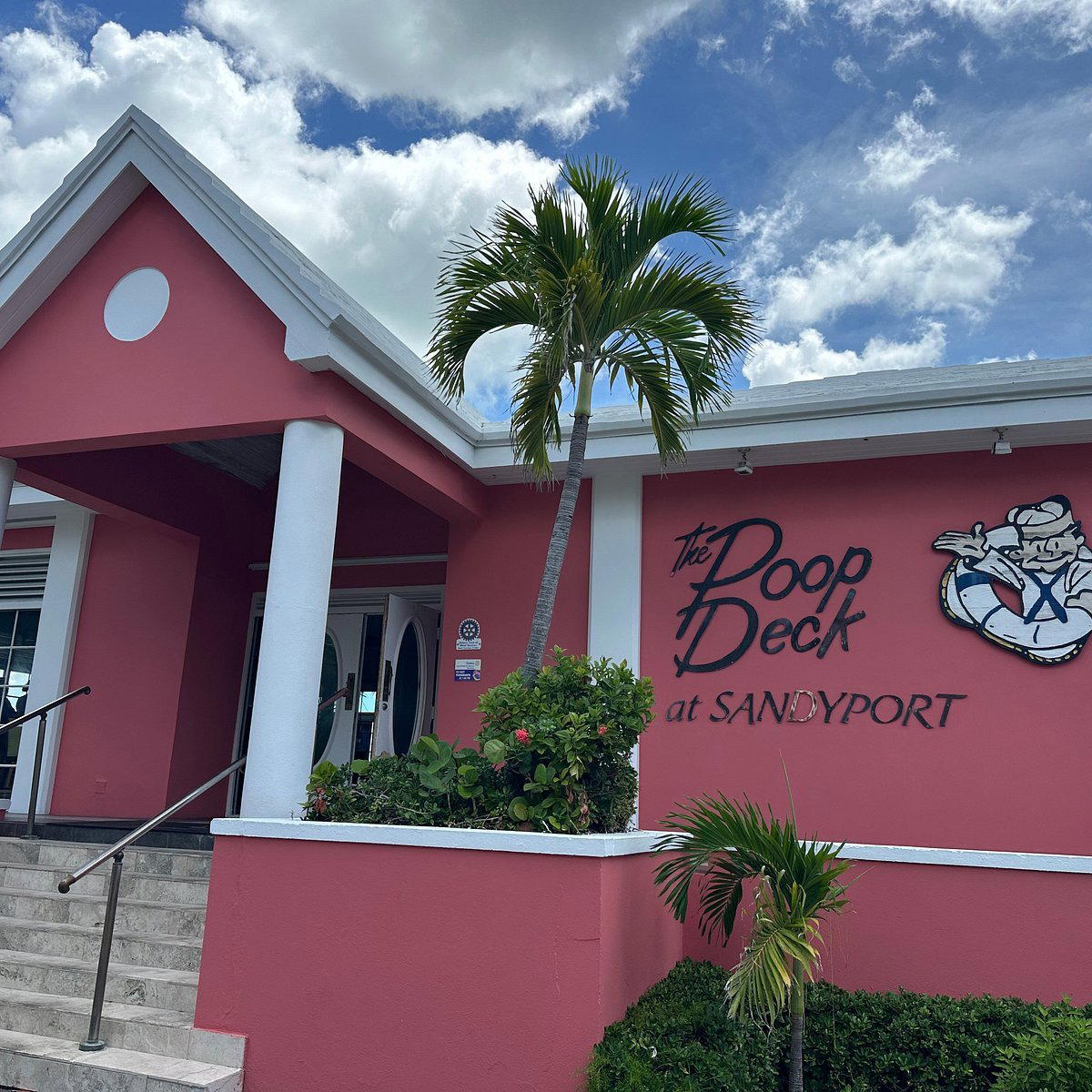 The Poop Deck at Sandyport restaurant in Nassau, Bahamas