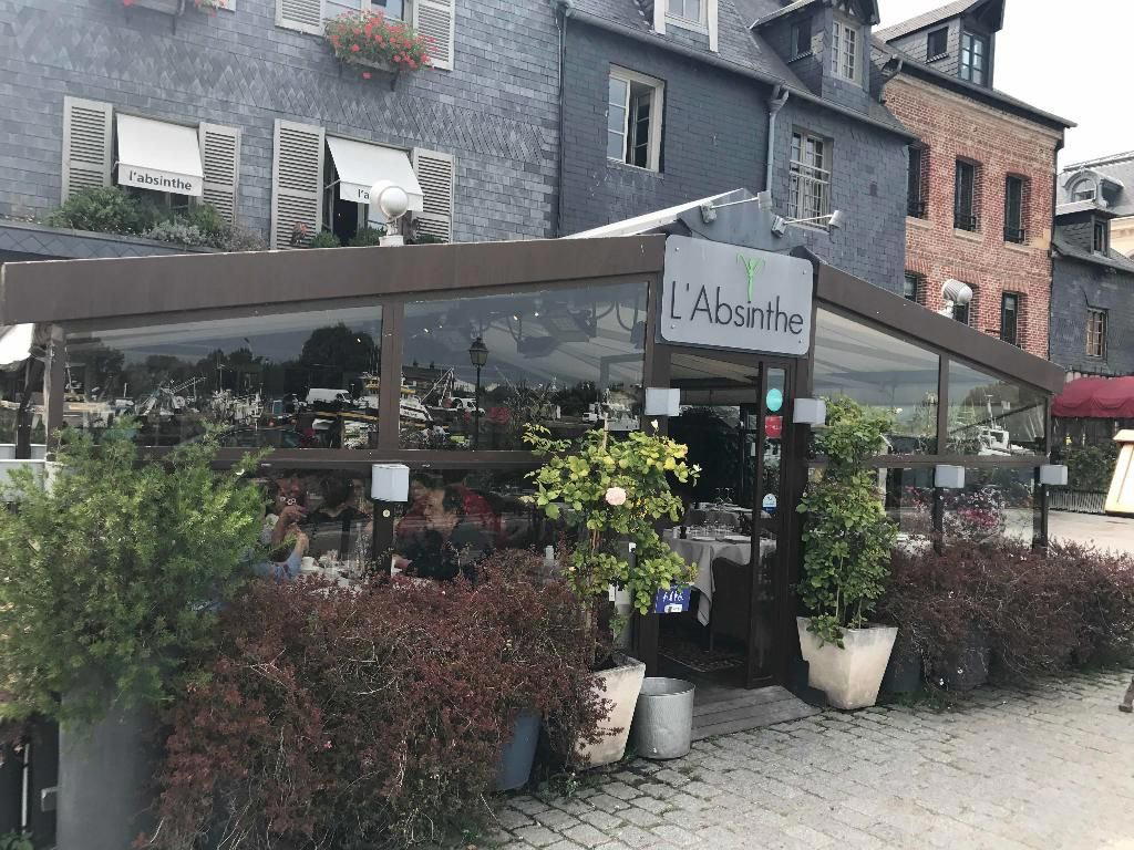 L'Absinthe restaurant in Honfleur, France