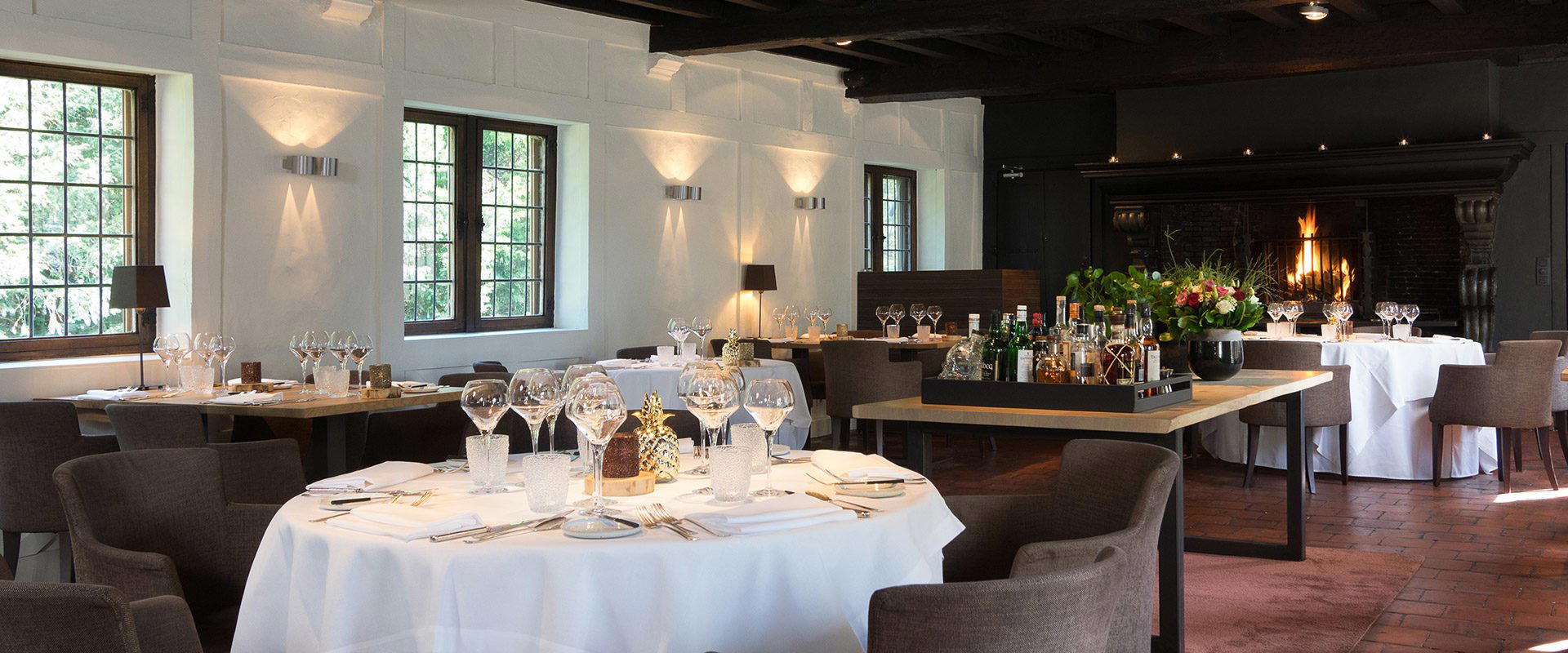 Kasteel van Laarne restaurant in Laarne, Belgium