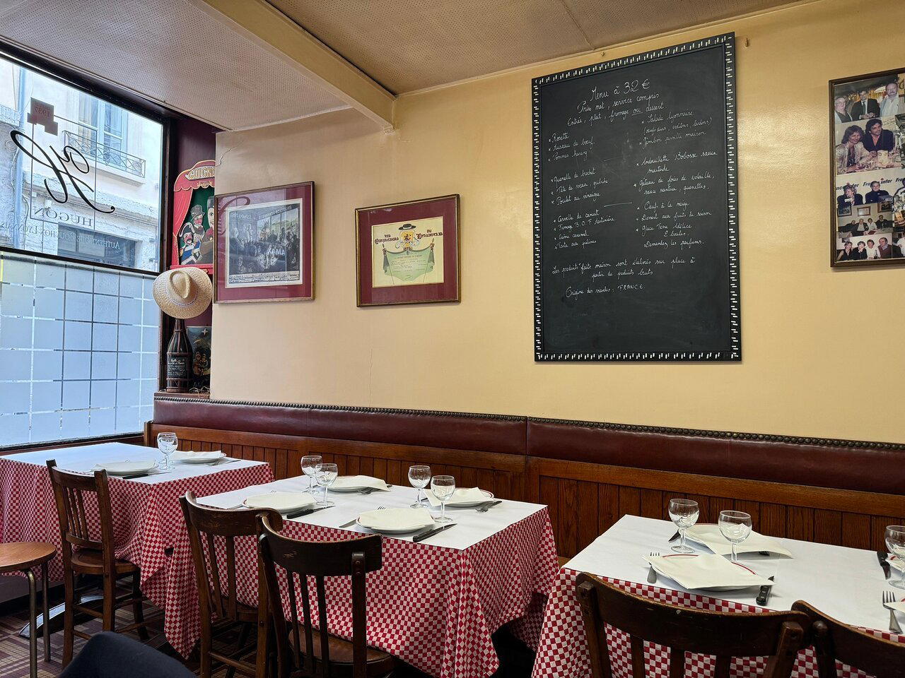 Chez Hugon restaurant in Lyon, France