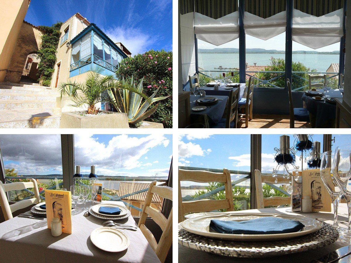 Le Portanel restaurant in Bages, France