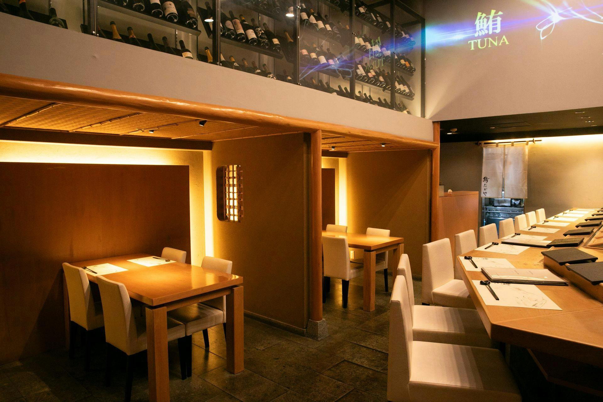 Sushi TAKAYA restaurant in Tokyo, Japan