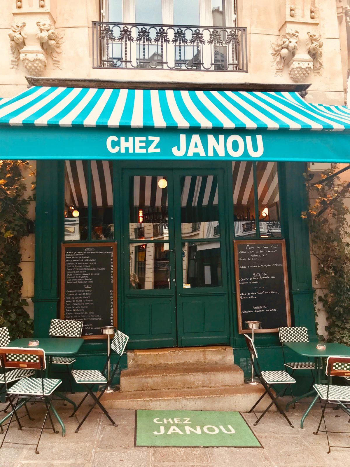Chez Janou restaurant in Paris, France
