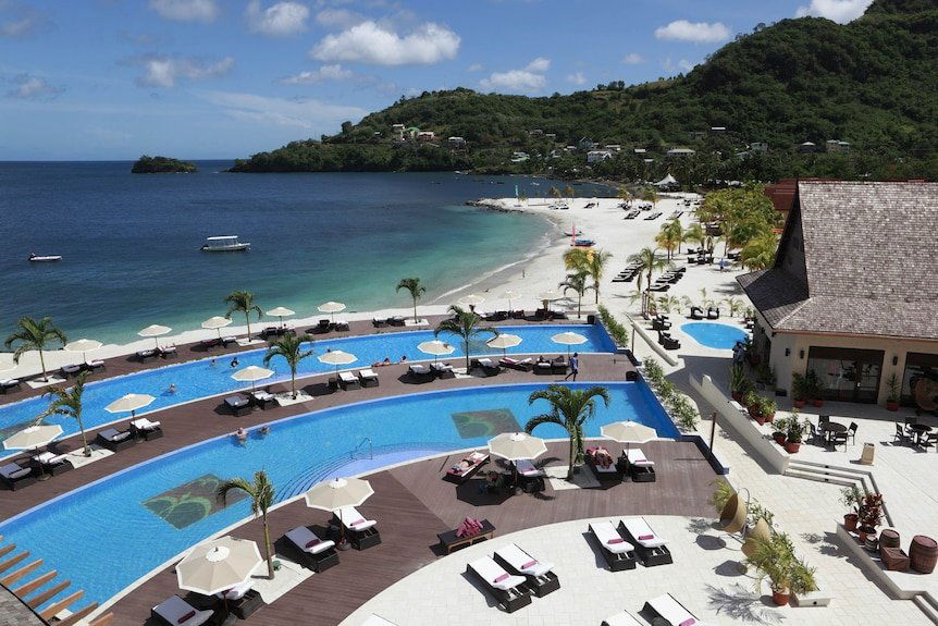Parisol Beach Club, Restaurant in Buccament