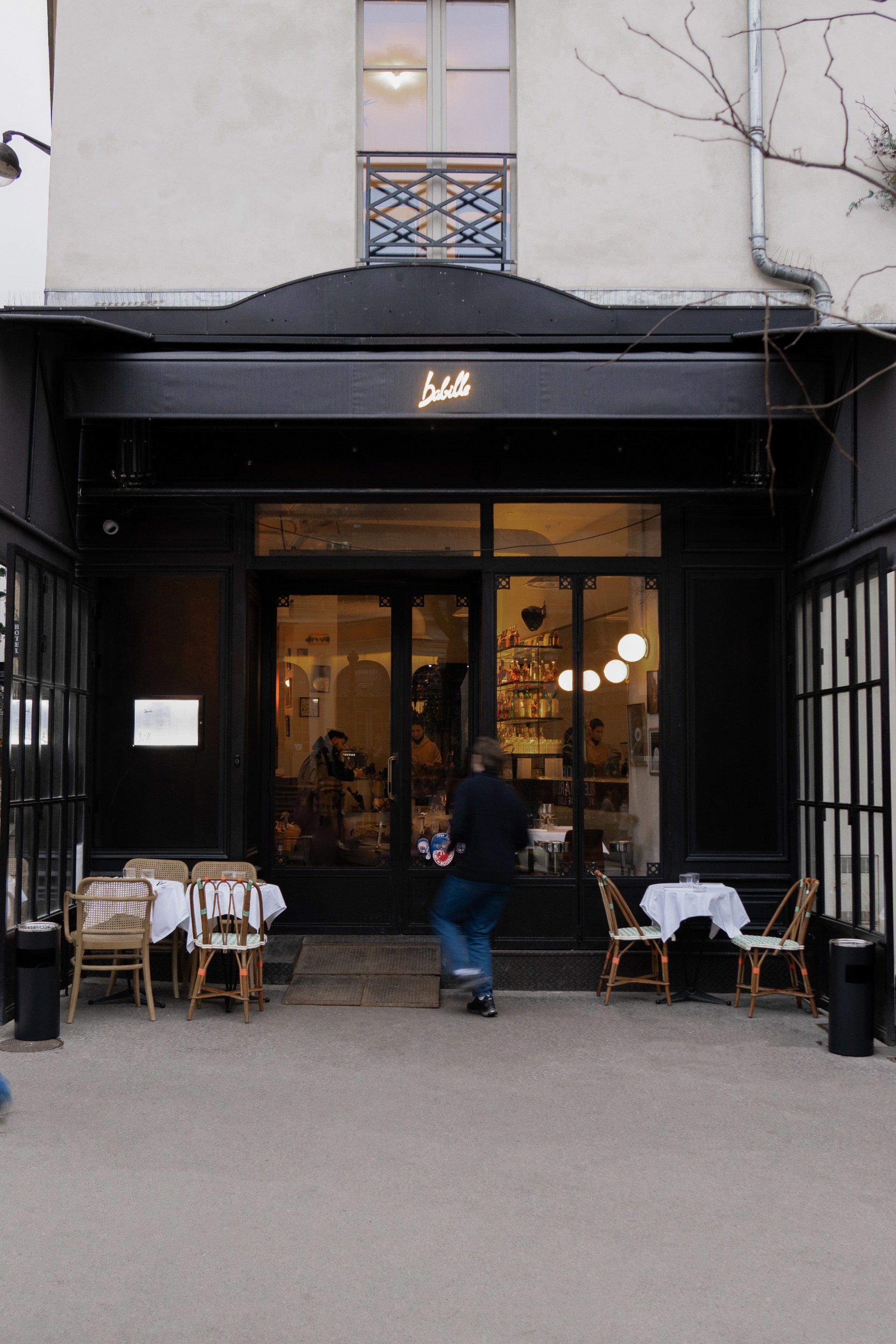 Babille restaurant in Paris, France