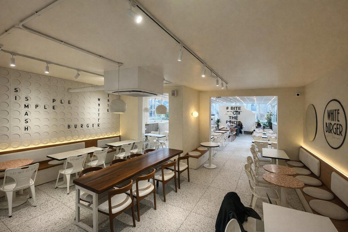 White Burger by Serhat Doğramacı restaurant in Istanbul, Turkey