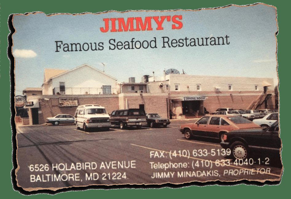 Jimmy's Famous Seafood restaurant in Baltimore, United States
