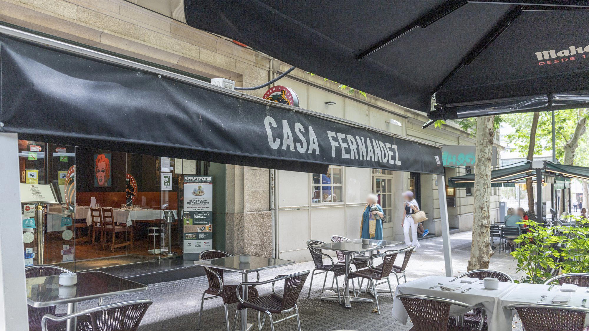 Casa Fernández restaurant in Barcelona, Spain