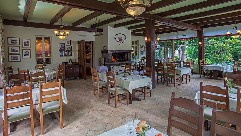 Cacciatori restaurant in Cademario, Switzerland
