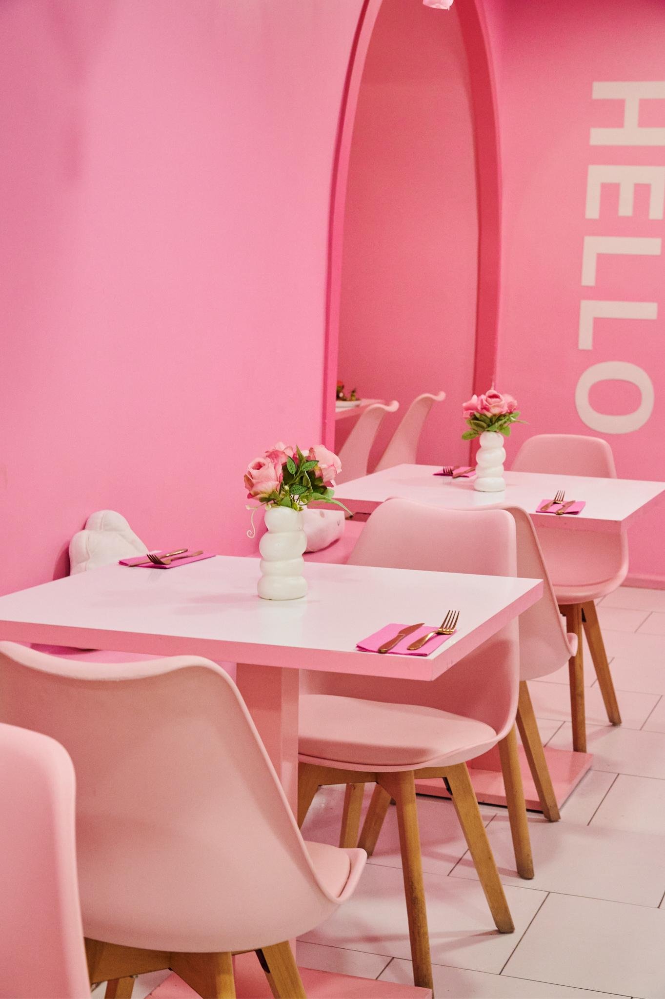 The Melrose Café restaurant in Barcelona, Spain