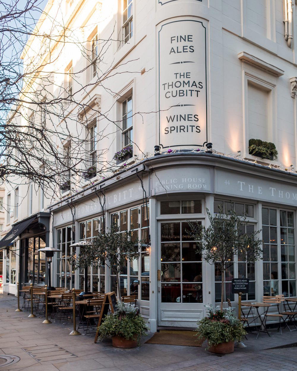 Thomas Cubitt restaurant in London, United Kingdom