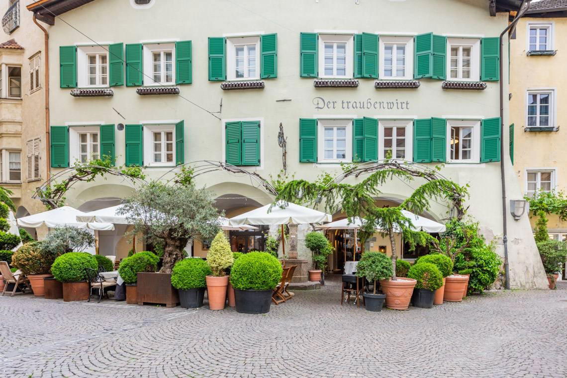 Traubenwirt restaurant in Brixen, Italy