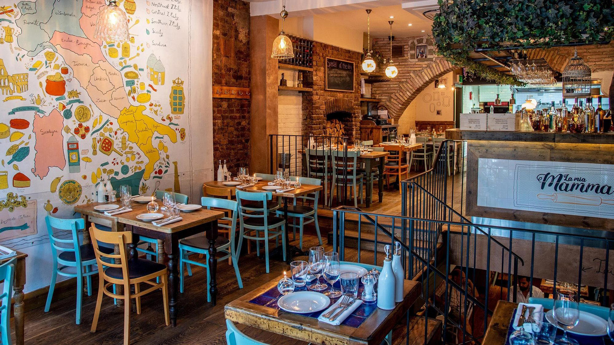 La Mia Mamma King's Road restaurant in London, United Kingdom