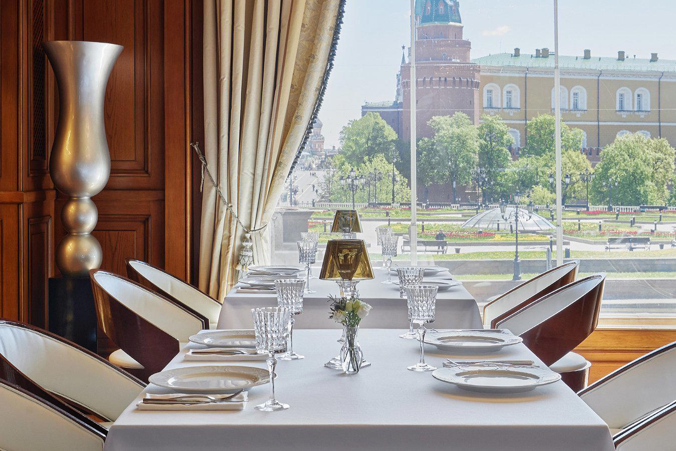 Beluga restaurant in Moscow, Russia