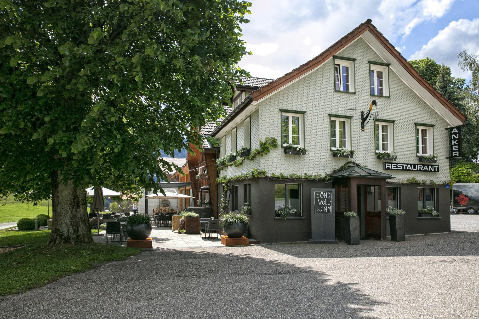 Restaurant Anker restaurant in Appenzell Schlatt, Switzerland