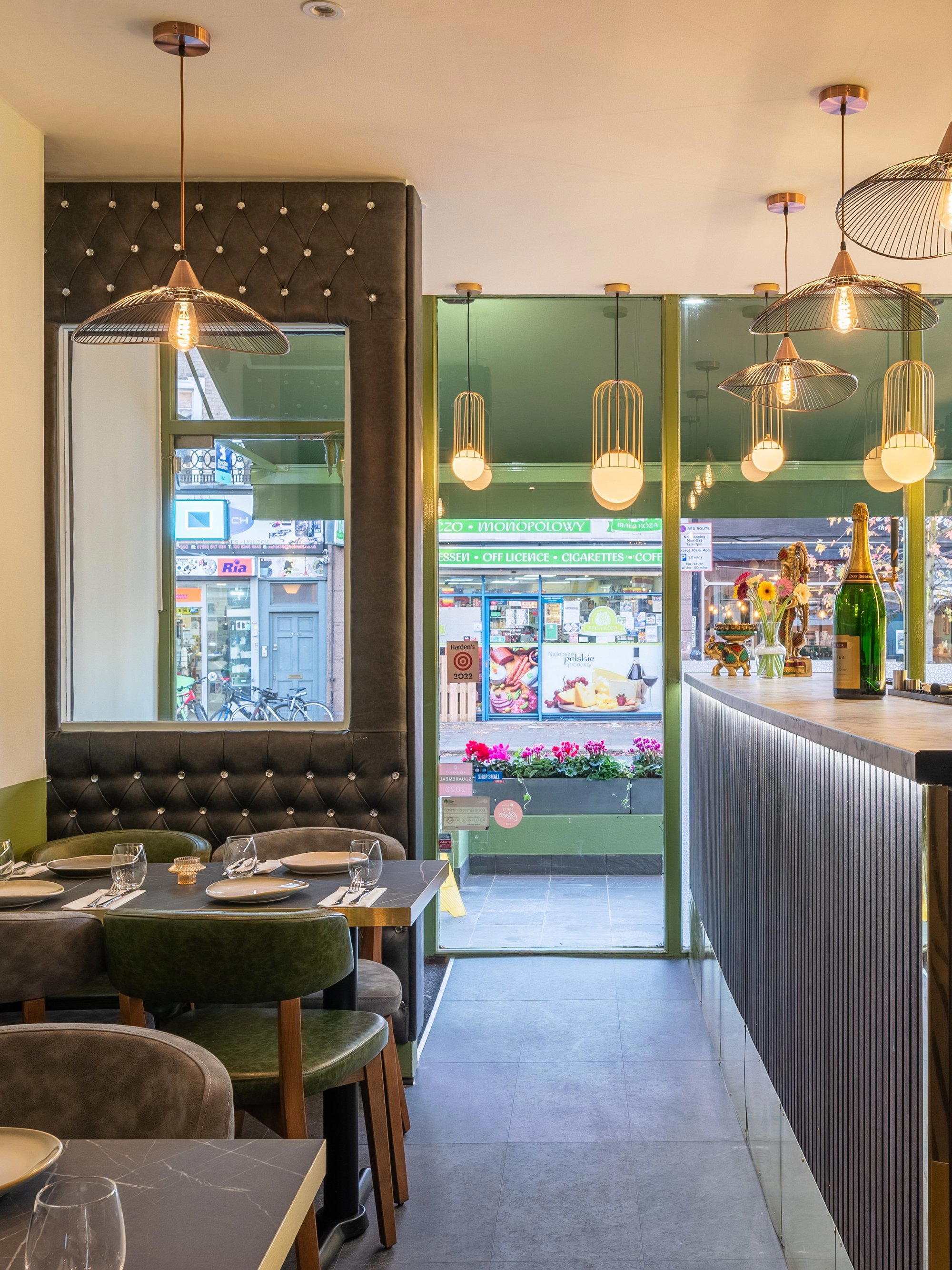 Cilantro restaurant in London, United Kingdom