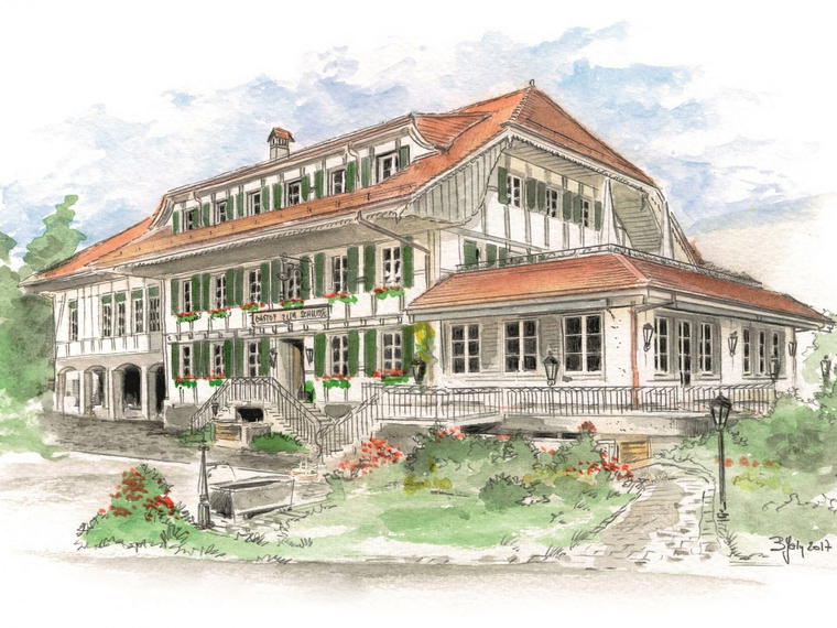 Gasthof zum Schlüssel, Ueberstorf, Switzerland