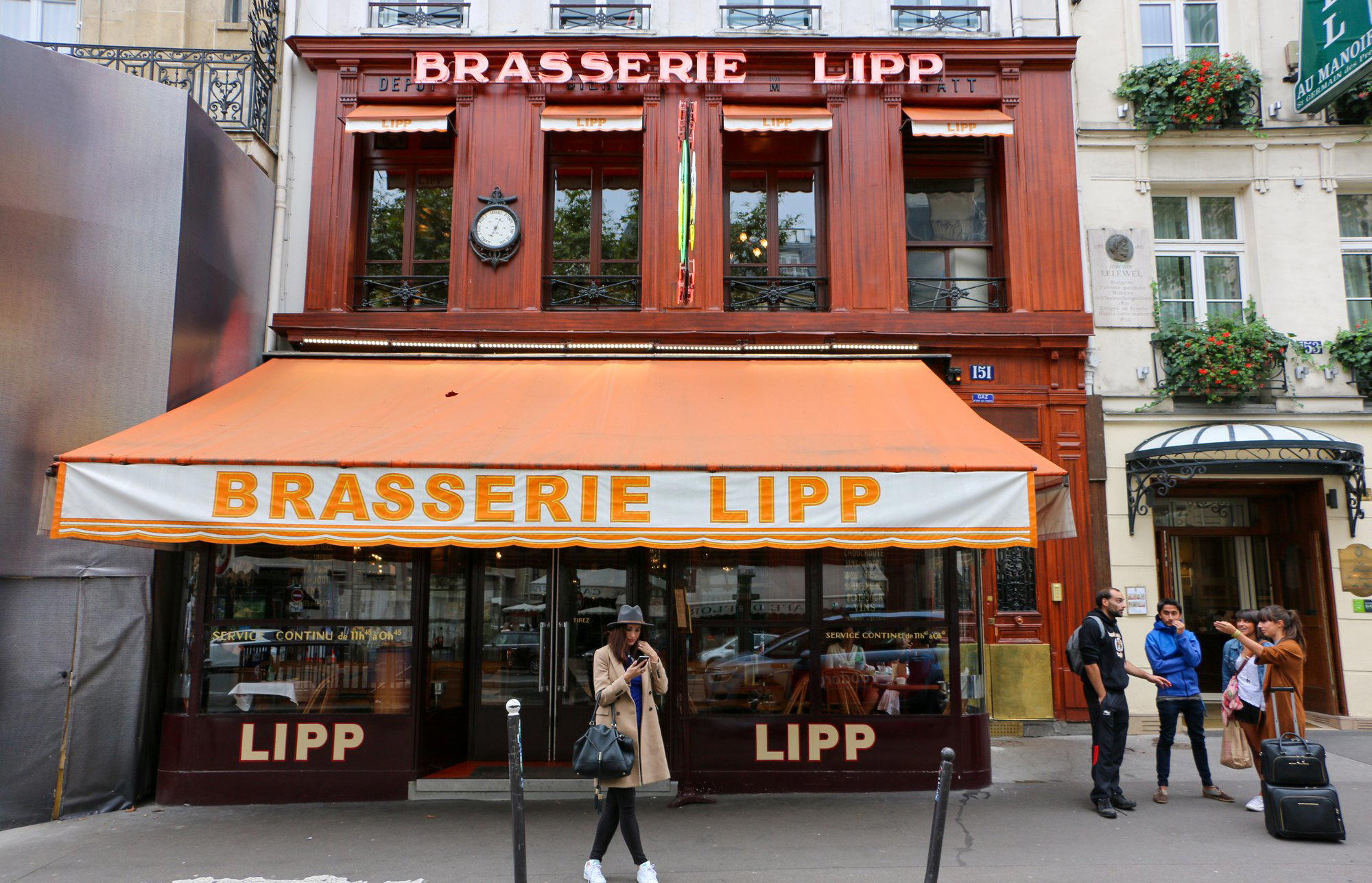 Lipp restaurant in Paris, France