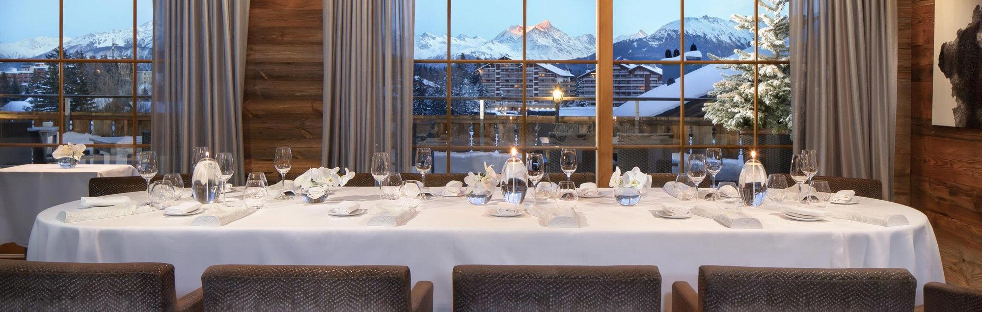 Restaurant Gastronomique l'Ours restaurant in Crans-Montana, Switzerland