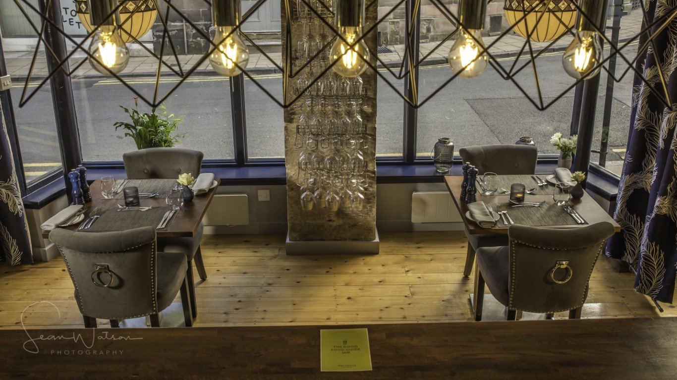 Audela restaurant in Berwick-upon-Tweed