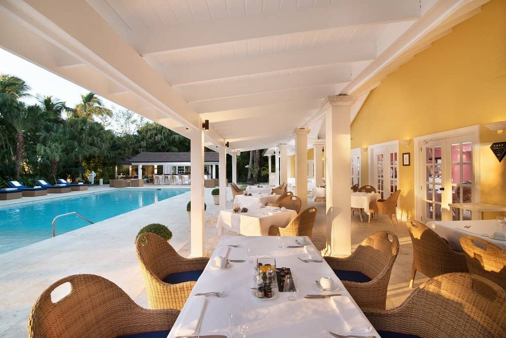 Bamboo at Tortuga Bay restaurant in Punta Cana, Dominican Republic