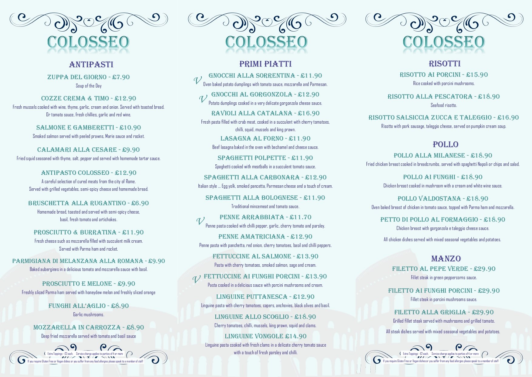 Colosseo restaurant in Hove, United Kingdom