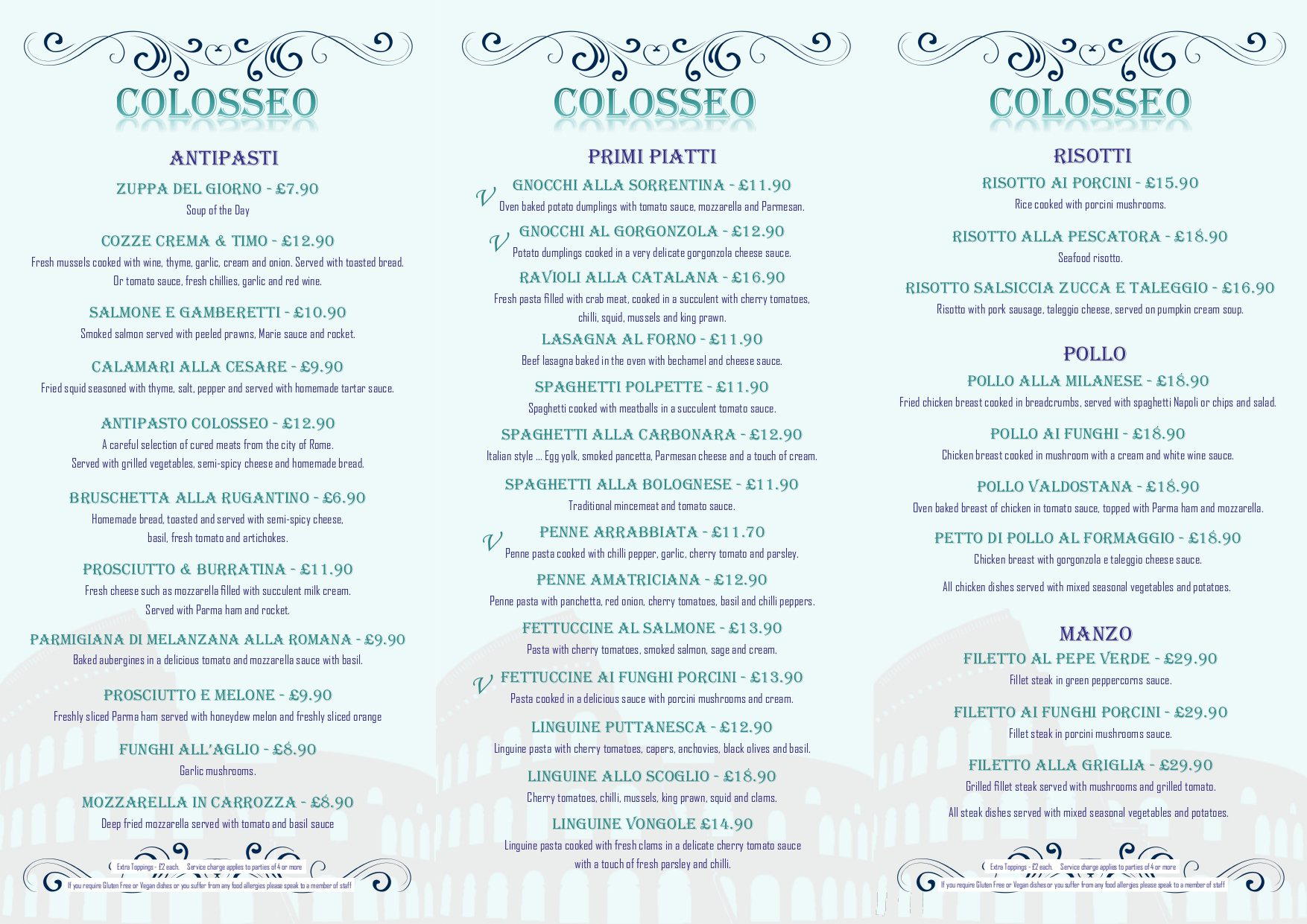 Colosseo restaurant in Hove, United Kingdom