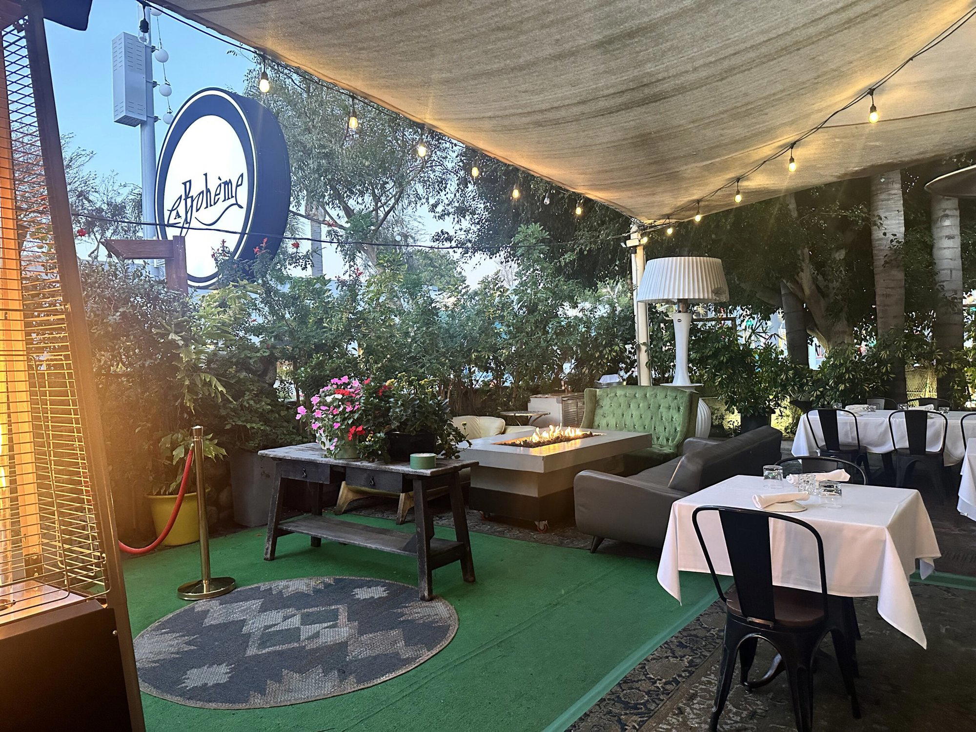 La Boheme restaurant in West Hollywood, United States