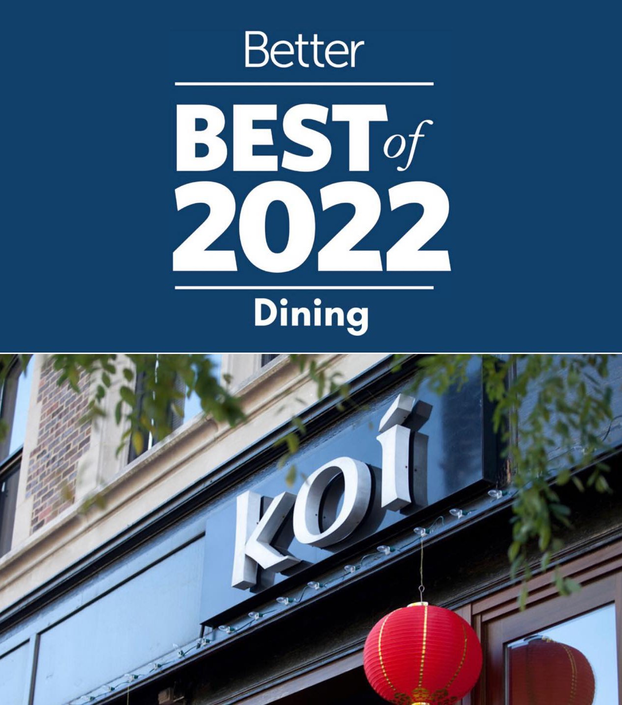 Koi restaurant in Evanston, United States