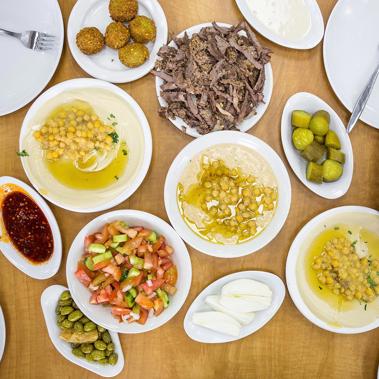 Imad Humus Place restaurant in נצרת
