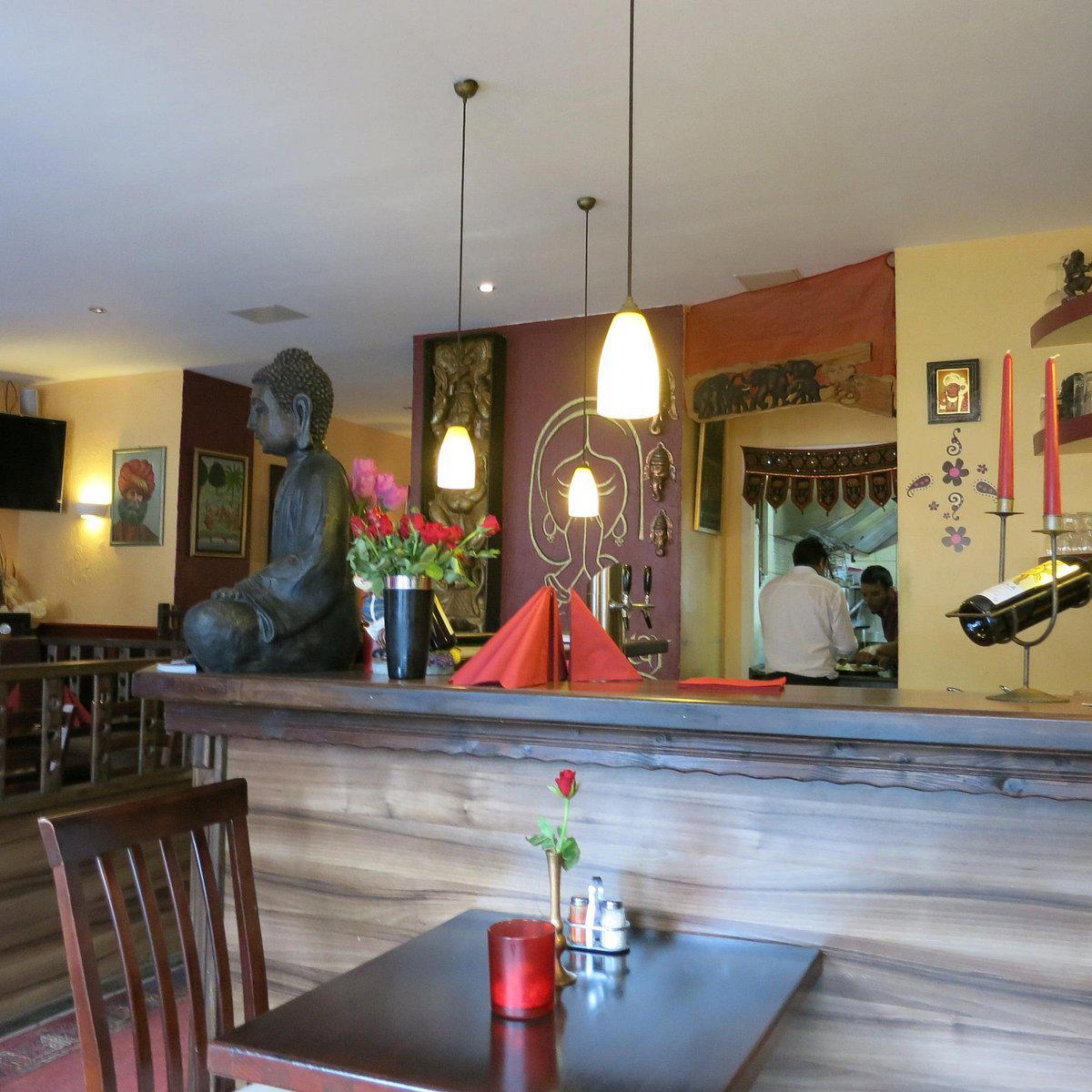 Indian Temple restaurant in Hamburg, Germany