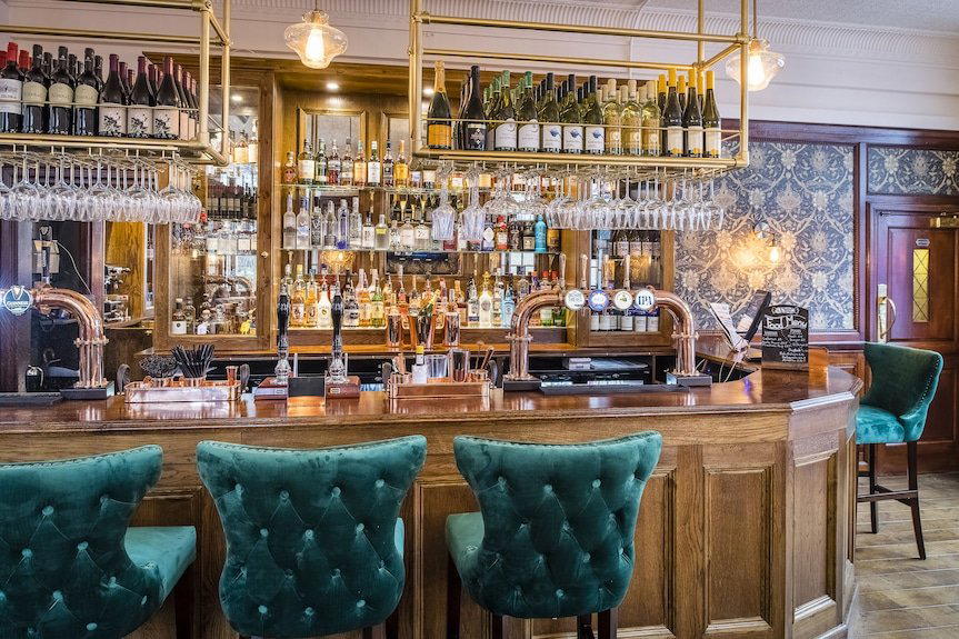 Three Falcons restaurant in London, United Kingdom