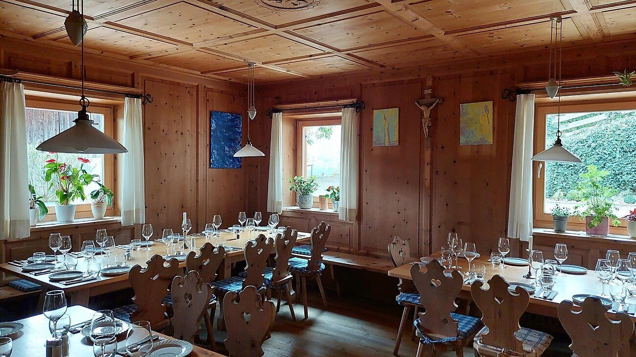 Röckhof restaurant in Villanders, Italy