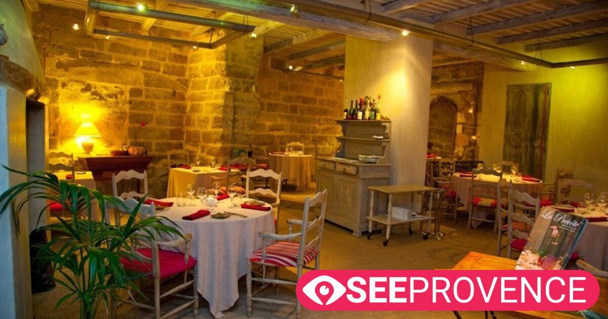 La Prévôté restaurant in L'Isle-sur-la-Sorgue, France