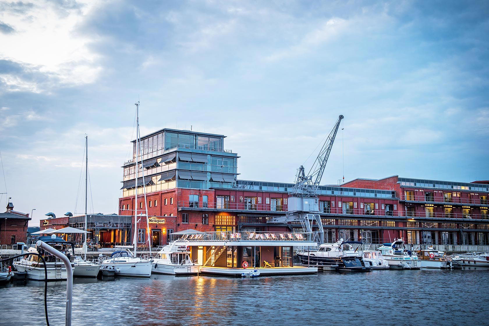 The Newport Marina & Restaurant restaurant in Lübeck, Germany