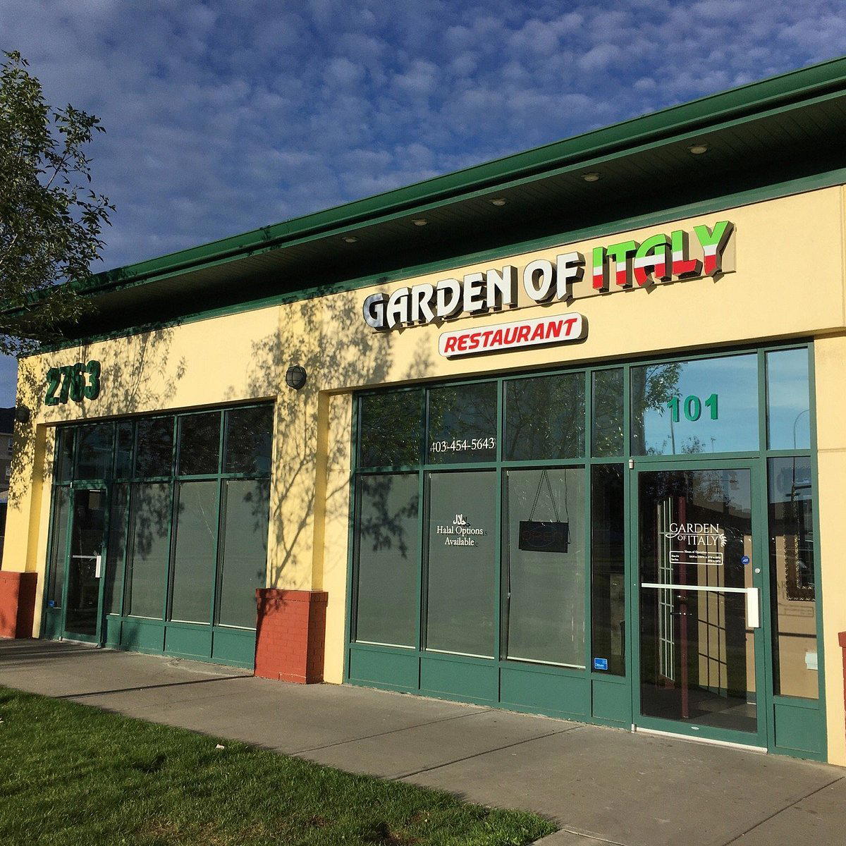 Garden of Italy restaurant in Calgary, Canada
