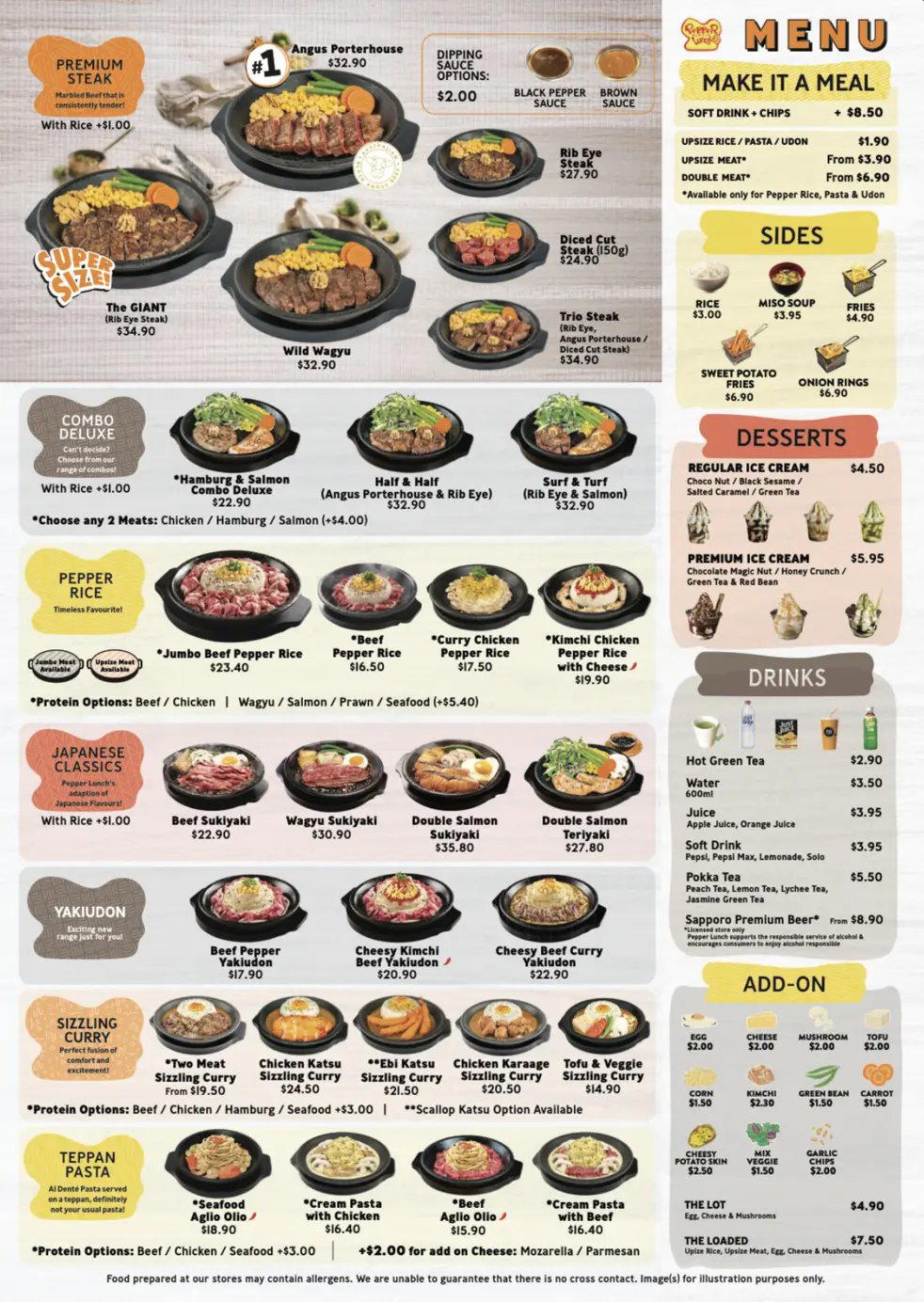 Pepper Lunch restaurant in Perth, Australia
