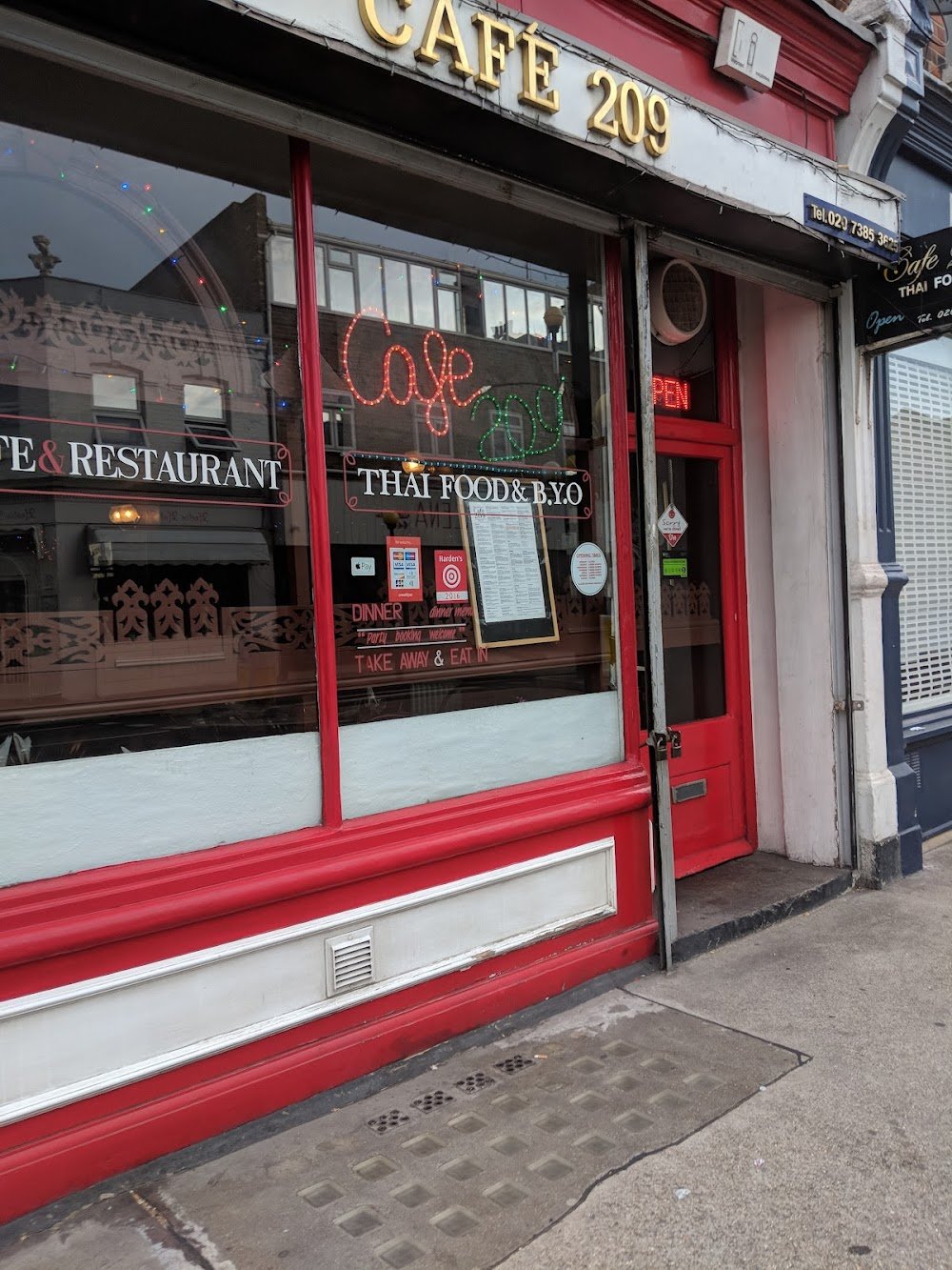 Cafe 209 restaurant in London, United Kingdom