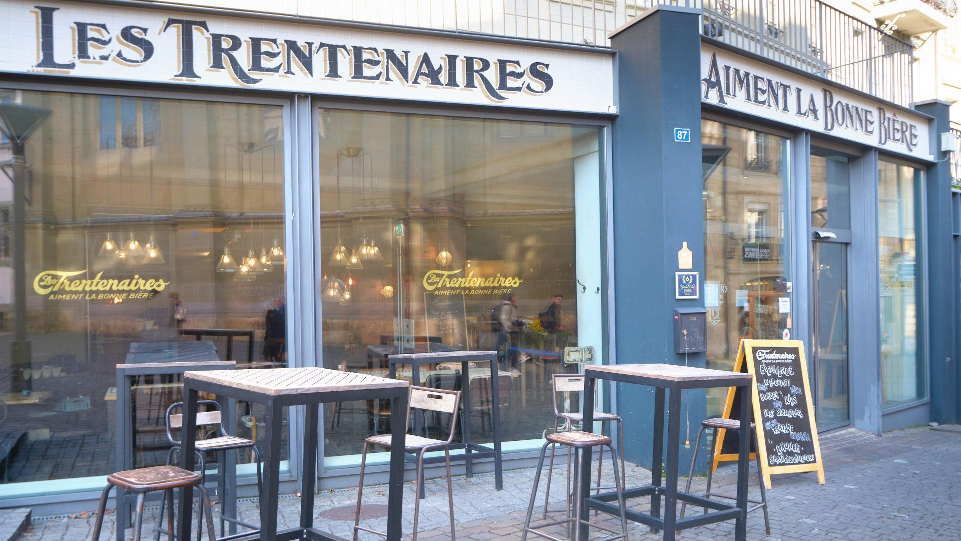 Les Trentenaires restaurant in Fribourg, Switzerland