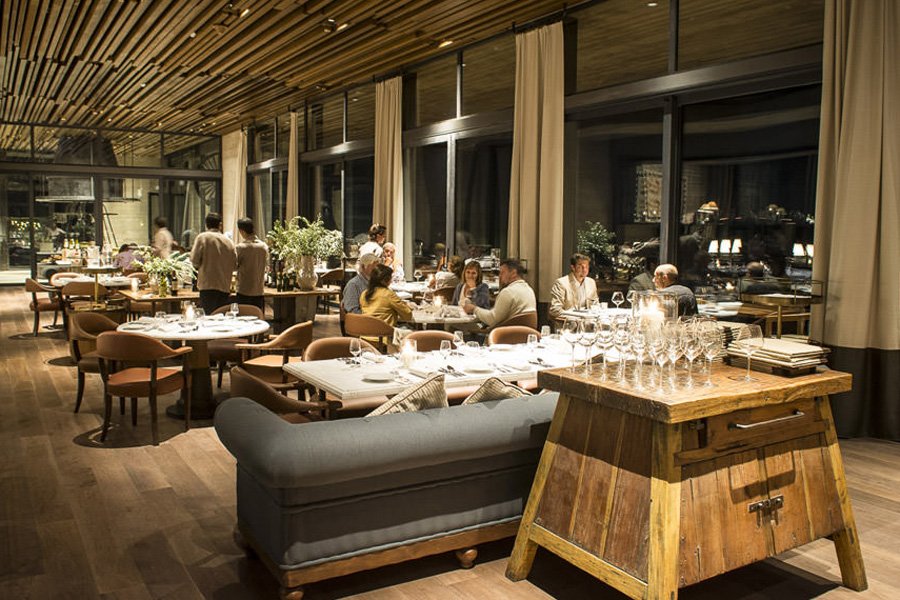 Bodega Garzón restaurant in San Carlos, Uruguay