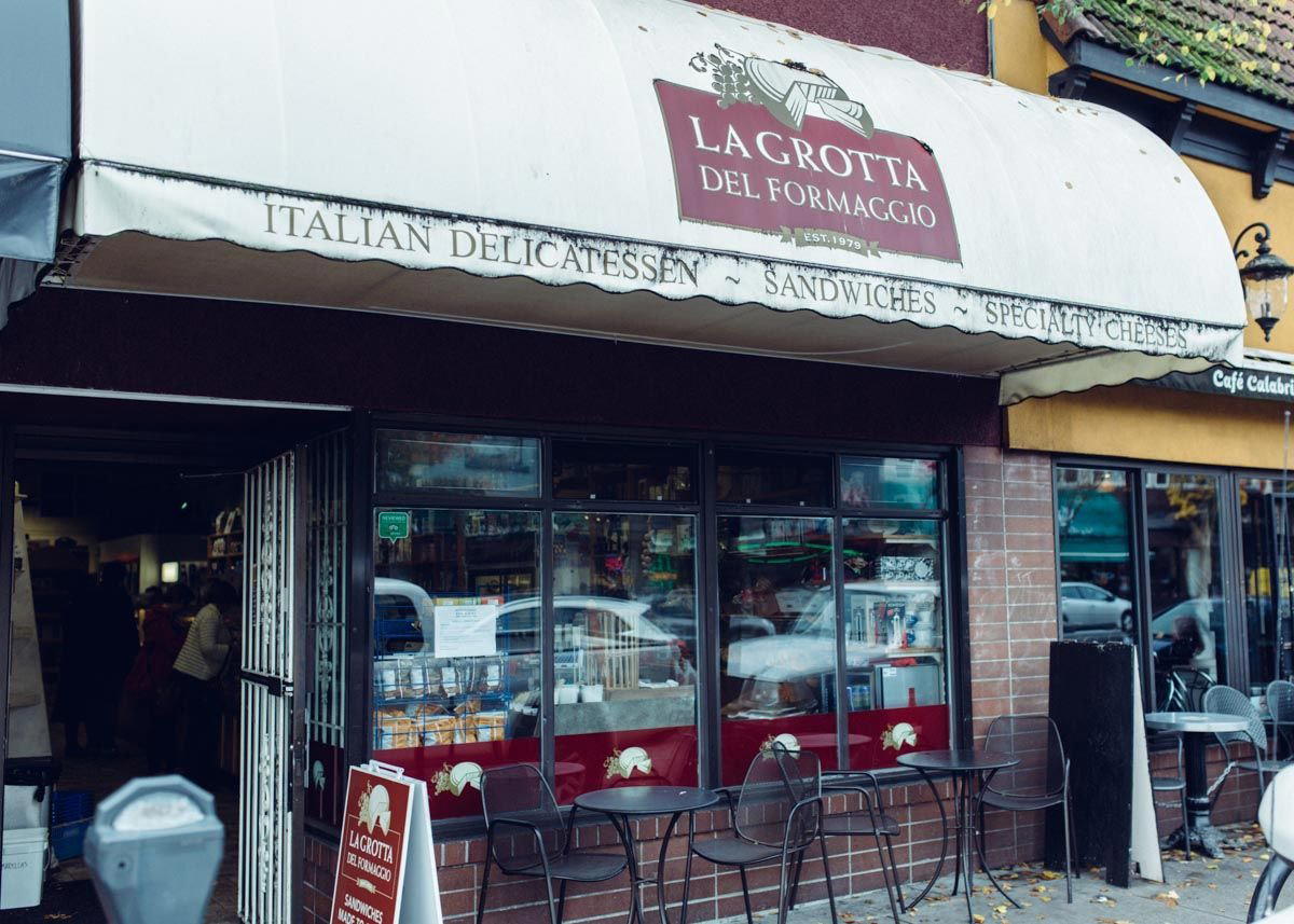 LA GROTTA DEL FORMAGGIO restaurant in Vancouver, Canada