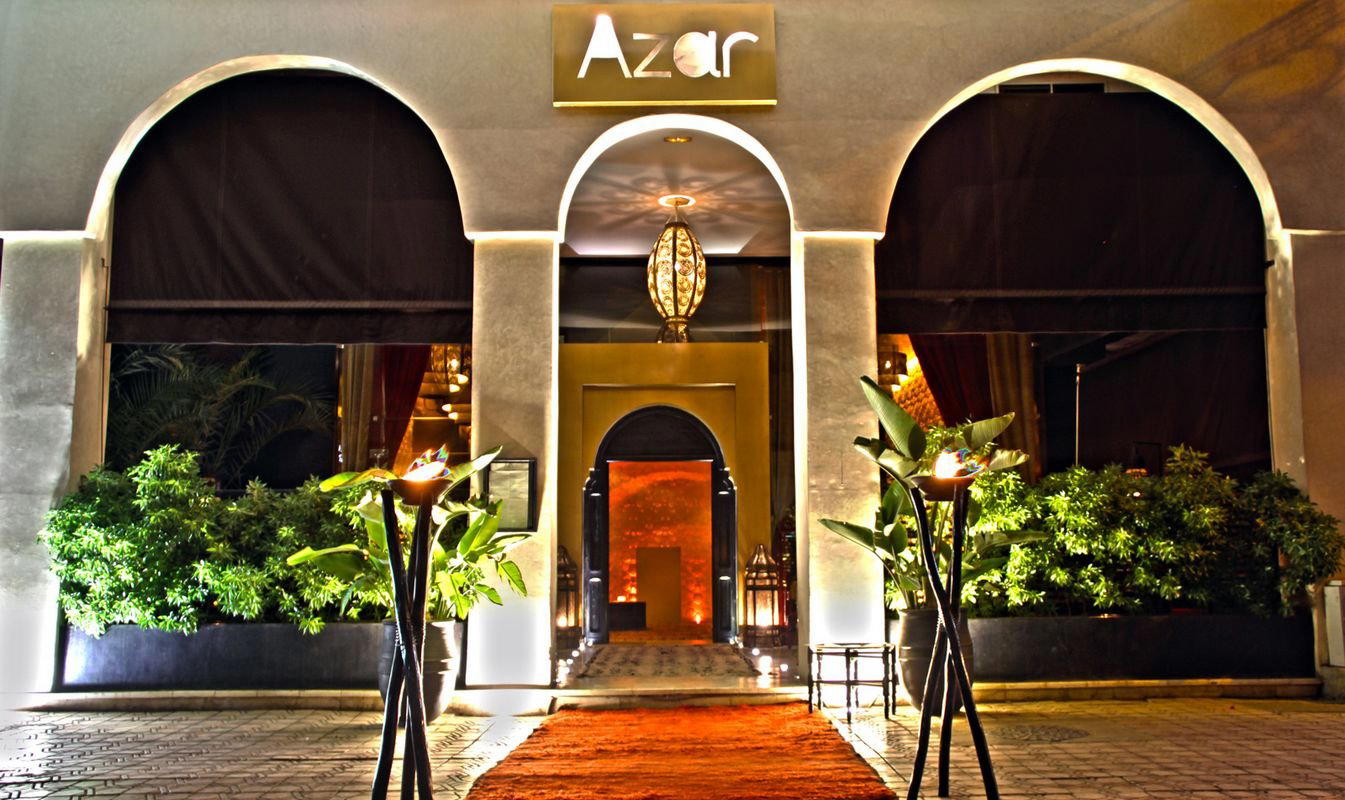 Azar restaurant in Marrakech, Morocco