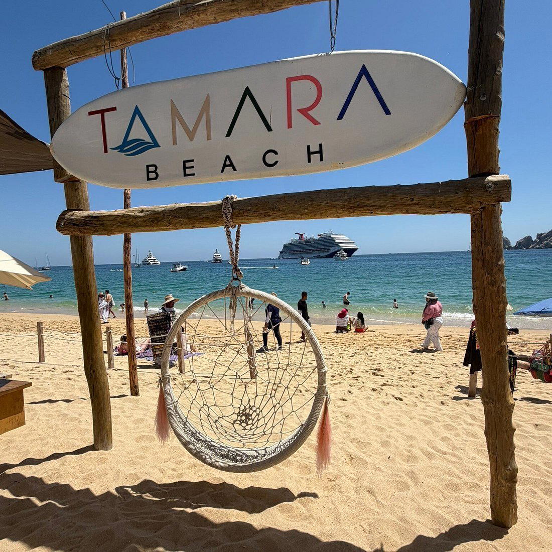 Tamara Beach restaurant in Cabo San Lucas, Mexico