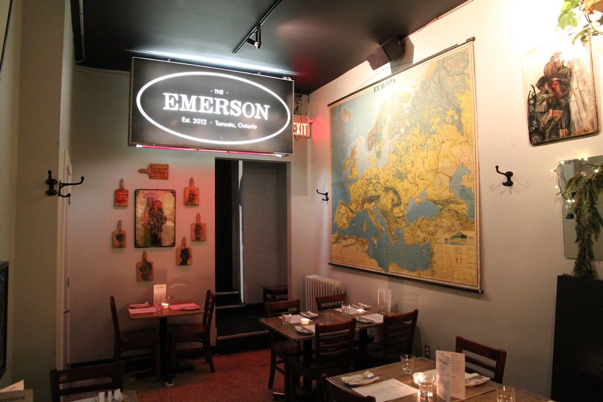 The Emerson Restaurant, Restaurant in Toronto